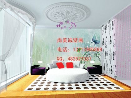 卧室墙绘