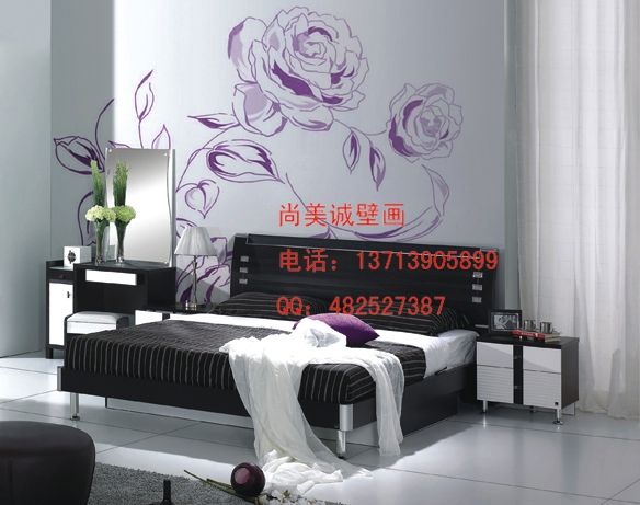 卧室墙绘