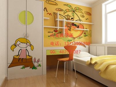 儿童房墙绘