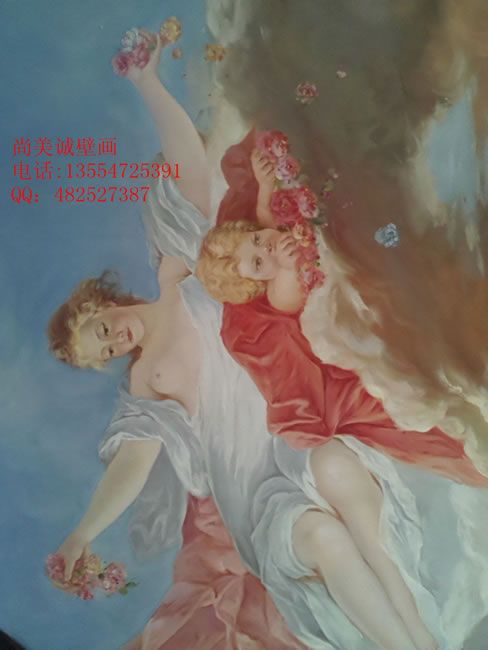 深圳手绘天顶画